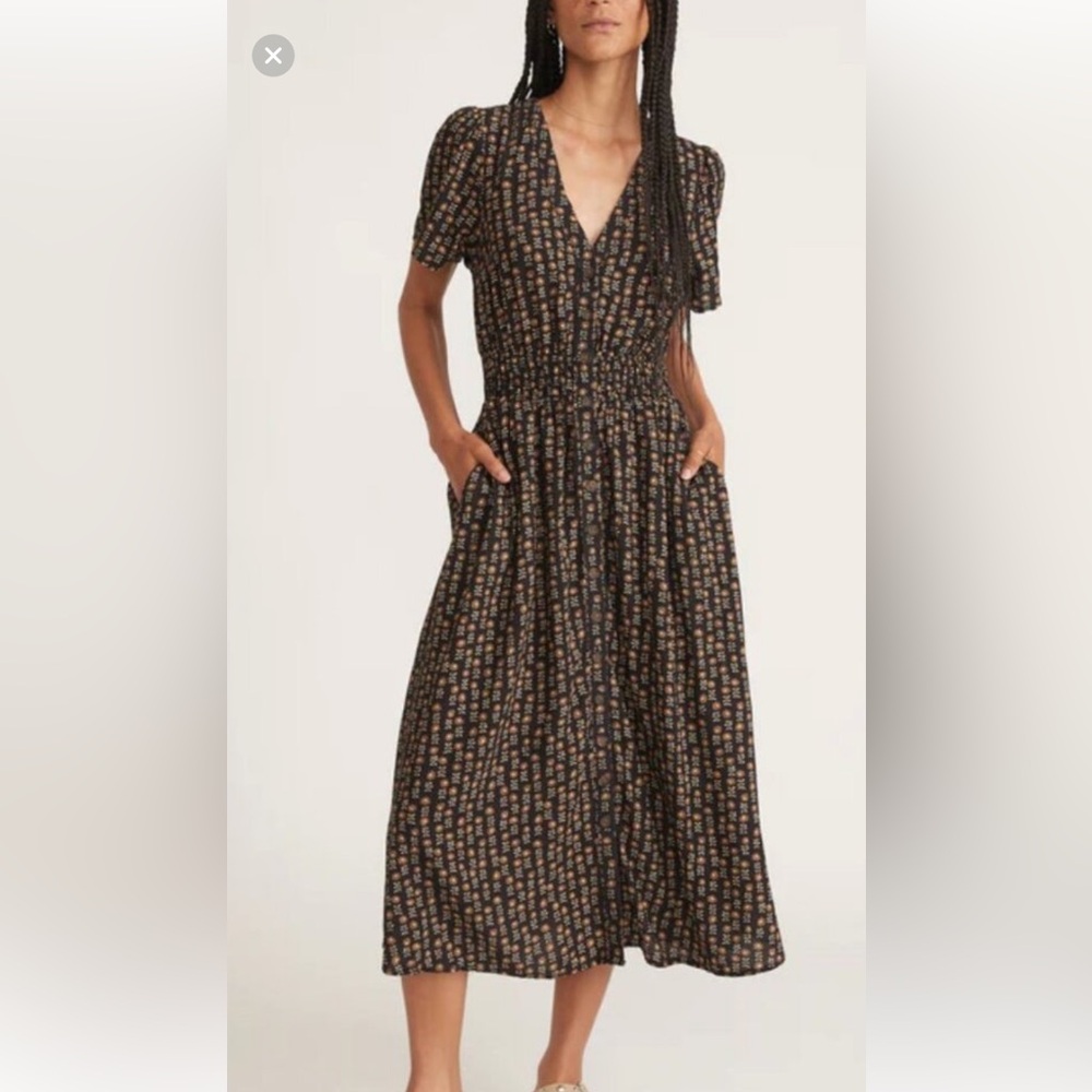 Marine Layer Annika Floral Dress -
